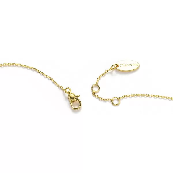 C.Paravano Necklaces for Women Gold 18K | Necklace for Women Silver | Jewelry for Women | Pendant Necklace for Women | Necklaces for Her | Gemstone Necklace