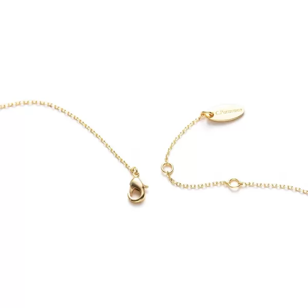 C.Paravano Necklaces for Women Gold 18K | Necklace for Women Silver | Jewelry for Women | Pendant Necklace for Women | Necklaces for Her | Gemstone Necklace