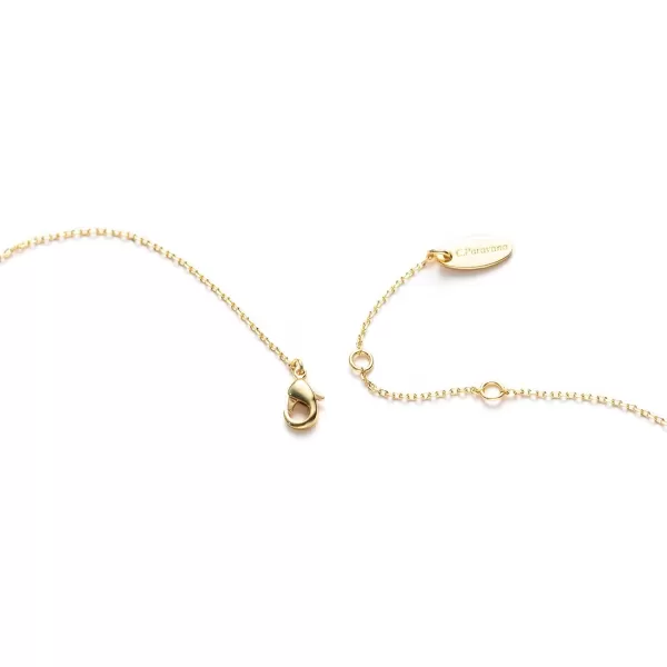 C.Paravano Necklaces for Women Gold 18K | Necklace for Women Silver | Jewelry for Women | Pendant Necklace for Women | Necklaces for Her | Gemstone Necklace