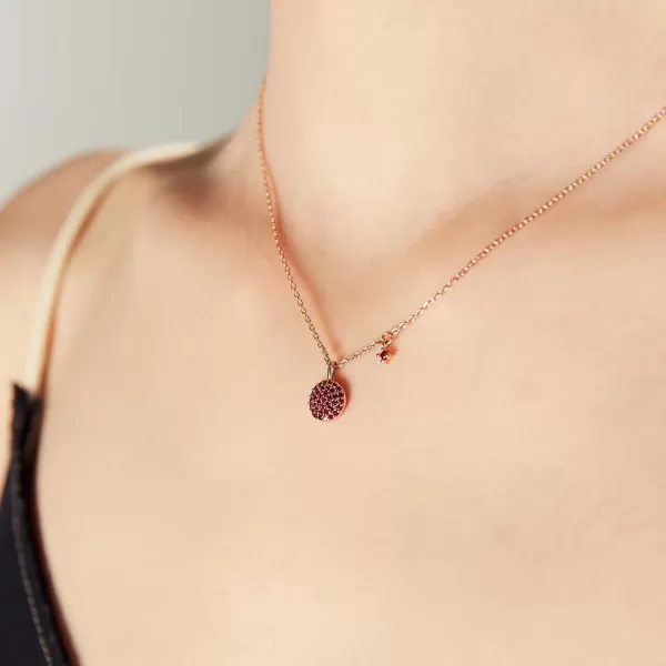 C.Paravano Necklaces for Women Gold 18K | Necklace for Women Silver | Jewelry for Women | Pendant Necklace for Women | Necklaces for Her | Gemstone Necklace