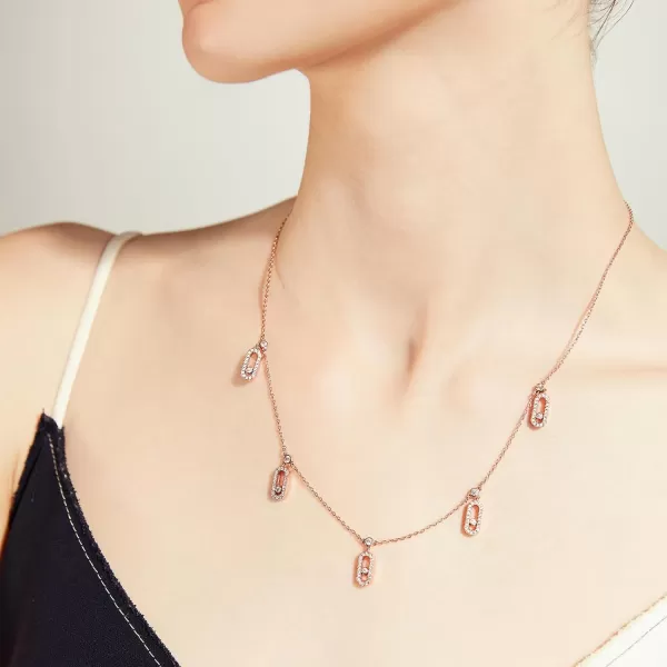 C.Paravano Necklaces for Women Gold 18K | Necklace for Women Silver | Jewelry for Women | Pendant Necklace for Women | Necklaces for Her | Gemstone Necklace