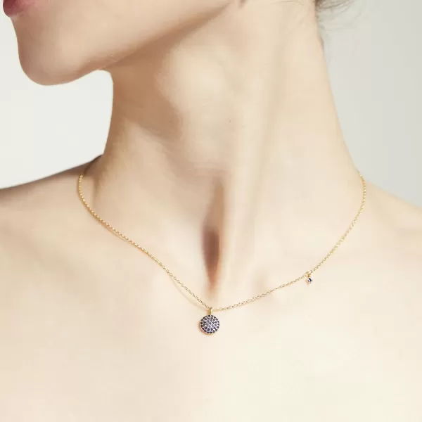 C.Paravano Necklaces for Women Gold 18K | Necklace for Women Silver | Jewelry for Women | Pendant Necklace for Women | Necklaces for Her | Gemstone Necklace