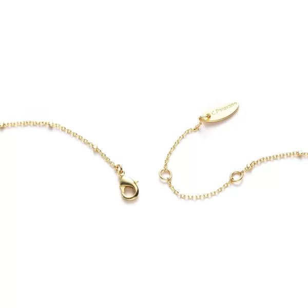 C.Paravano Necklaces for Women Gold 18K | Necklace for Women Silver | Jewelry for Women | Pendant Necklace for Women | Necklaces for Her | Gemstone Necklace