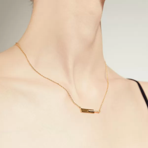 C.Paravano Necklaces for Women Gold 18K | Necklace for Women Silver | Jewelry for Women | Pendant Necklace for Women | Necklaces for Her | Gemstone Necklace