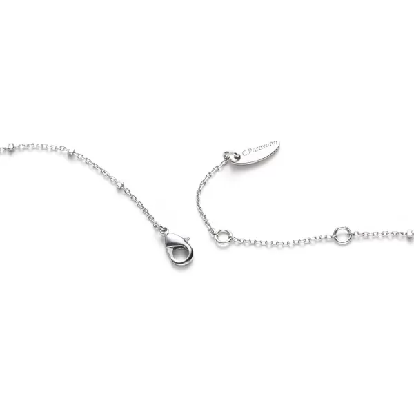 C.Paravano Necklaces for Women Gold 18K | Necklace for Women Silver | Jewelry for Women | Pendant Necklace for Women | Necklaces for Her | Gemstone Necklace