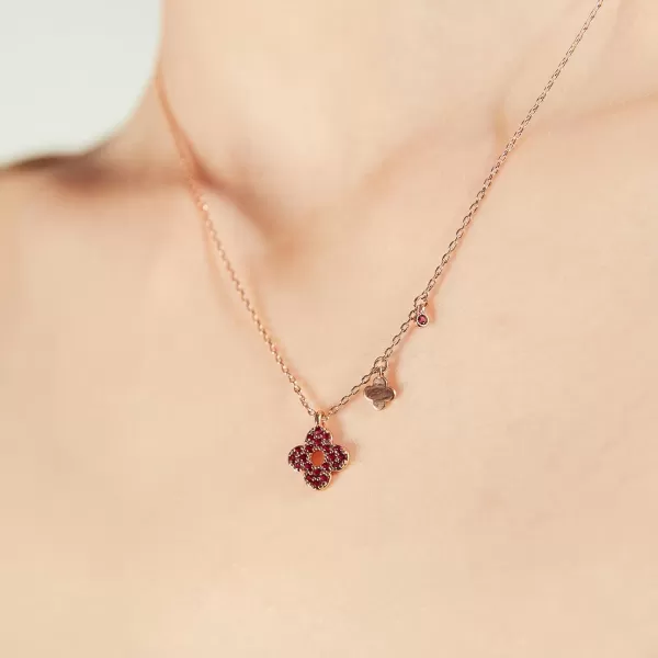 C.Paravano Necklaces for Women Gold 18K | Necklace for Women Silver | Jewelry for Women | Pendant Necklace for Women | Necklaces for Her | Gemstone Necklace