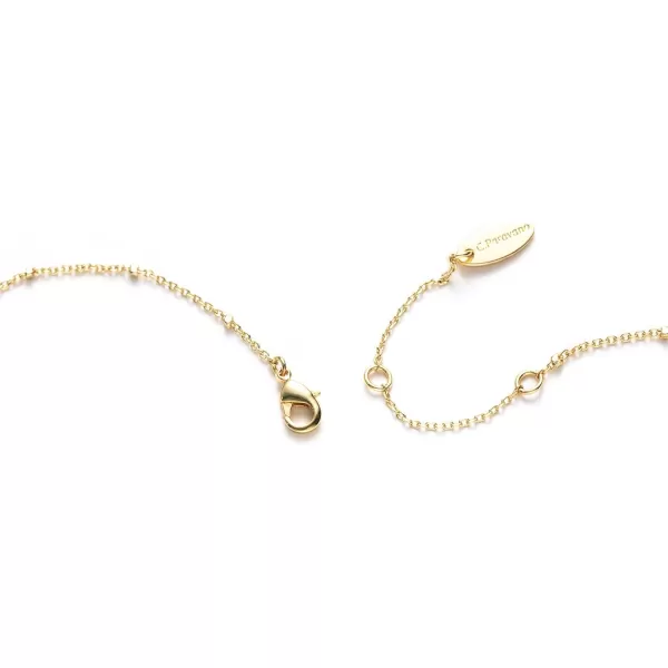C.Paravano Necklaces for Women Gold 18K | Necklace for Women Silver | Jewelry for Women | Pendant Necklace for Women | Necklaces for Her | Gemstone Necklace