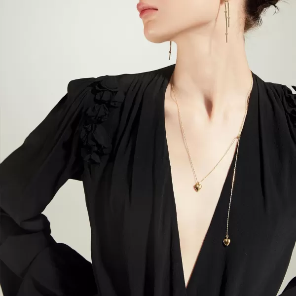 C.Paravano Necklaces for Women Gold 18K | Necklace for Women Silver | Jewelry for Women | Pendant Necklace for Women | Necklaces for Her | Gemstone Necklace