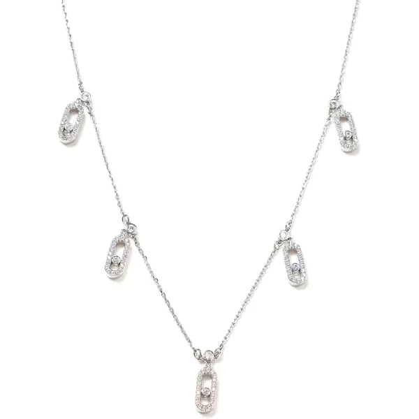 C.Paravano Necklaces for Women Gold 18K | Necklace for Women Silver | Jewelry for Women | Pendant Necklace for Women | Necklaces for Her | Gemstone Necklace