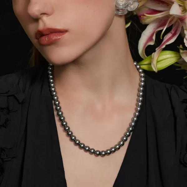C.Paravano Pearl Necklaces for Women | Pearl Choker Necklace | 18K Gold Plated Chain Necklace | Necklaces Pearl | Real Pearl Necklace | Long Pearl Necklace | Gold and Pearl Necklace