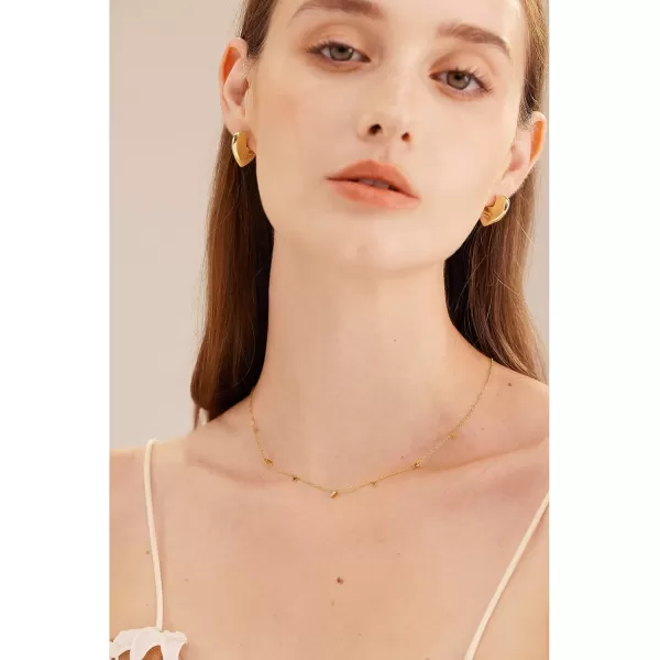 C.Paravano Pearl Necklaces for Women | Pearl Choker Necklace | 18K Gold Plated Chain Necklace | Necklaces Pearl | Real Pearl Necklace | Long Pearl Necklace | Gold and Pearl Necklace