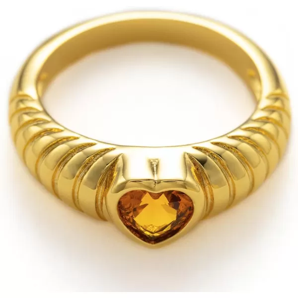 C.Paravano Rings for Women | Womens Rings Size 6 7 8 | Gold Plated Rings | Fashion Rings for Women | Statement Rings for Women | Stackable Rings for Women