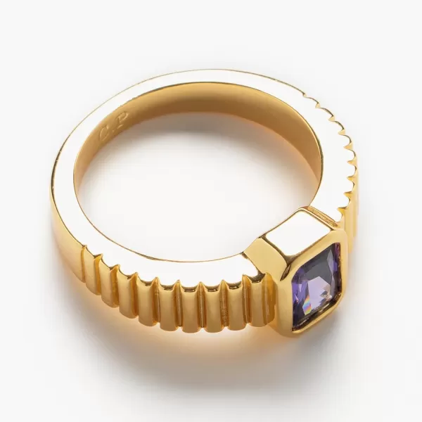C.Paravano Rings for Women | Womens Rings Size 6 7 8 | Gold Plated Rings | Fashion Rings for Women | Statement Rings for Women | Stackable Rings for Women