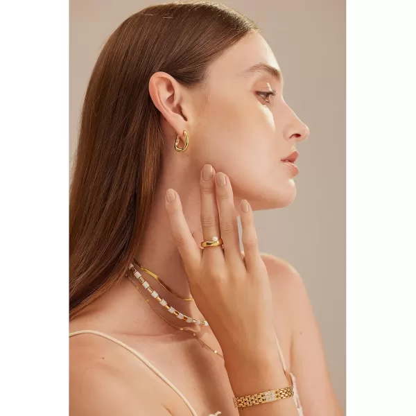 C.Paravano Rings for Women | Womens Rings Size 6 7 8 | Gold Plated Rings | Fashion Rings for Women | Statement Rings for Women | Stackable Rings for Women