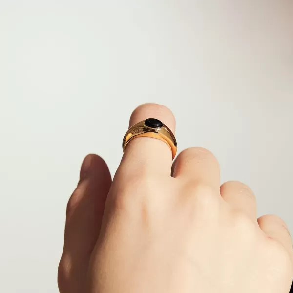 C.Paravano Rings for Women | Womens Rings Size 6 7 8 | Gold Plated Rings | Fashion Rings for Women | Statement Rings for Women | Stackable Rings for Women