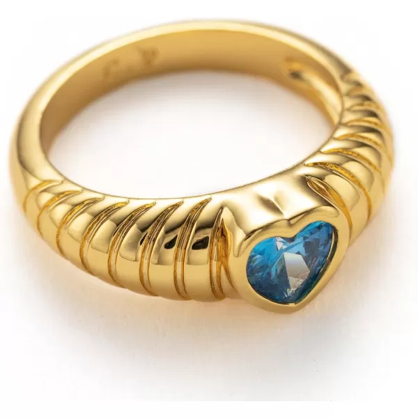 C.Paravano Rings for Women | Womens Rings Size 6 7 8 | Gold Plated Rings | Fashion Rings for Women | Statement Rings for Women | Stackable Rings for Women