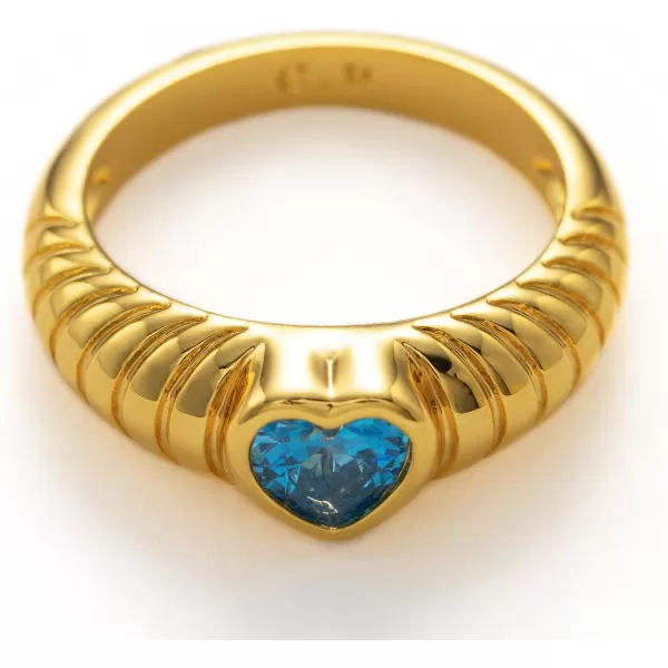 C.Paravano Rings for Women | Womens Rings Size 6 7 8 | Gold Plated Rings | Fashion Rings for Women | Statement Rings for Women | Stackable Rings for Women