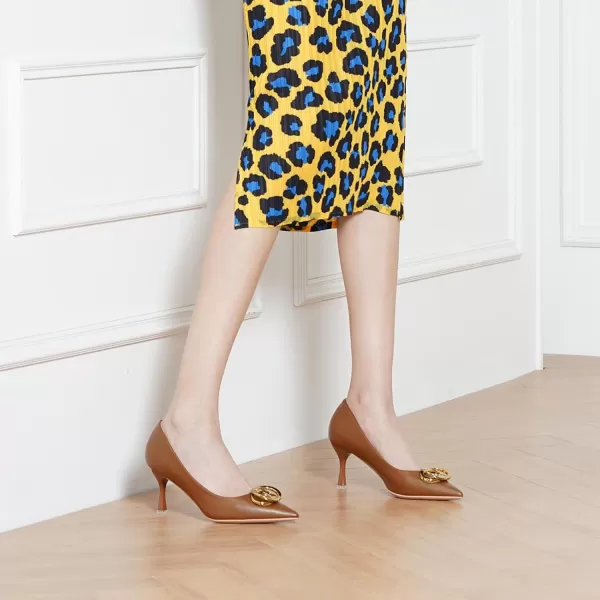 C.Paravano Womens Designer Pumps I Comfortable Stiletto Heel Pumps I Kitten Heels for Women I Pointed Toe Daily Pumps I Party Wedding Pumps