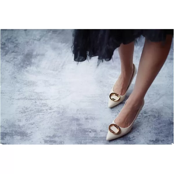 C.Paravano Womens Designer Pumps I Comfortable Stiletto Heel Pumps I Kitten Heels for Women I Pointed Toe Daily Pumps I Party Wedding Pumps