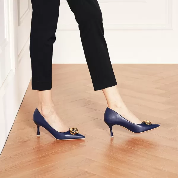 C.Paravano Womens Designer Pumps I Comfortable Stiletto Heel Pumps I Kitten Heels for Women I Pointed Toe Daily Pumps I Party Wedding Pumps