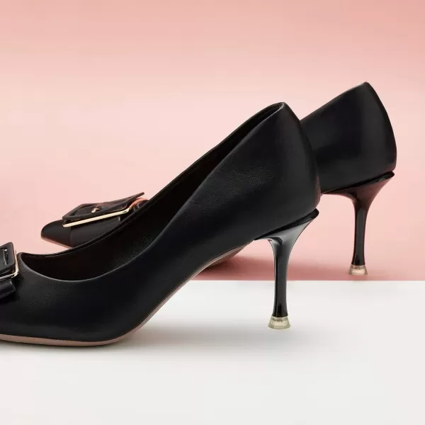 C.Paravano Womens Designer Pumps I Comfortable Stiletto Heel Pumps I Kitten Heels for Women I Pointed Toe Daily Pumps I Party Wedding Pumps