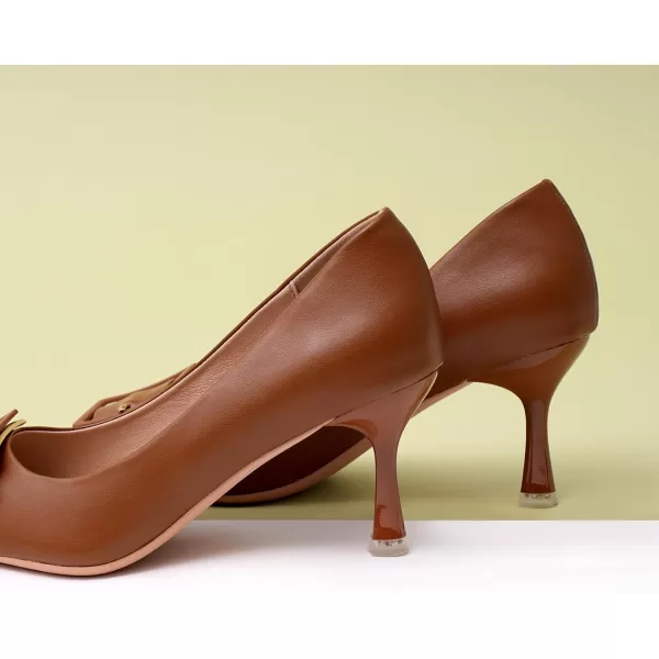 C.Paravano Womens Designer Pumps I Comfortable Stiletto Heel Pumps I Kitten Heels for Women I Pointed Toe Daily Pumps I Party Wedding Pumps