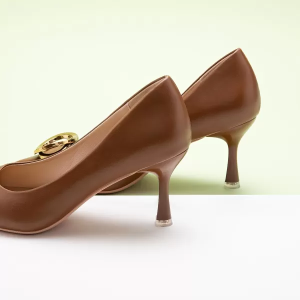 C.Paravano Womens Designer Pumps I Comfortable Stiletto Heel Pumps I Kitten Heels for Women I Pointed Toe Daily Pumps I Party Wedding Pumps