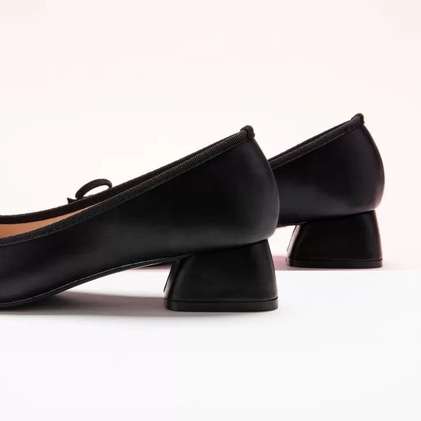 C.Paravano Women's Pump | Square Toe Low Block Heels | Closed Toe Chunky Heels | Leather Low Heel Pumps | Dress Wedding Shoes