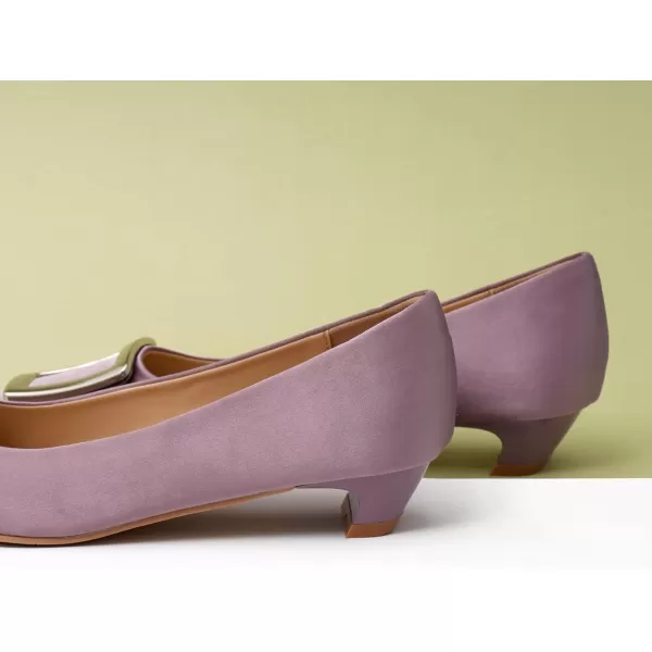 C.Paravano Women's Pumps | Closed Toe Chunky Heel | Leather Low Block Heels | Square Toe Low Heels | Dress Pumps Shoes | Pearl Ankle Strap Pumps Shoes