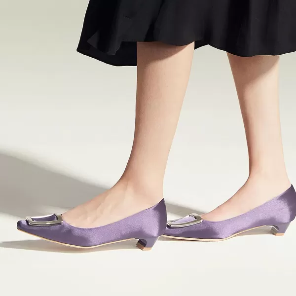 C.Paravano Women's Pumps | Closed Toe Chunky Heel | Leather Low Block Heels | Square Toe Low Heels | Dress Pumps Shoes | Pearl Ankle Strap Pumps Shoes