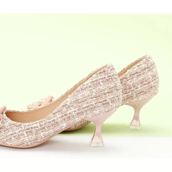 C.Paravano Women's Pumps | Low Heel for Women | Womens Designer Pumps | Kitten Heels for Women | Womens Short Heels | Leather Pumps for Women