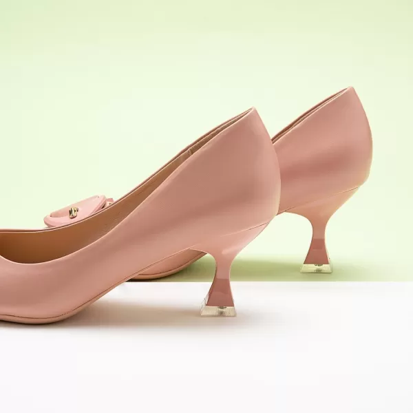 C.Paravano Women's Pumps | Low Heel for Women | Womens Designer Pumps | Kitten Heels for Women | Womens Short Heels | Leather Pumps for Women