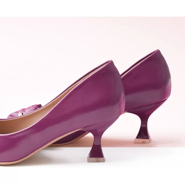 C.Paravano Women's Pumps | Low Heel for Women | Womens Designer Pumps | Kitten Heels for Women | Womens Short Heels | Leather Pumps for Women
