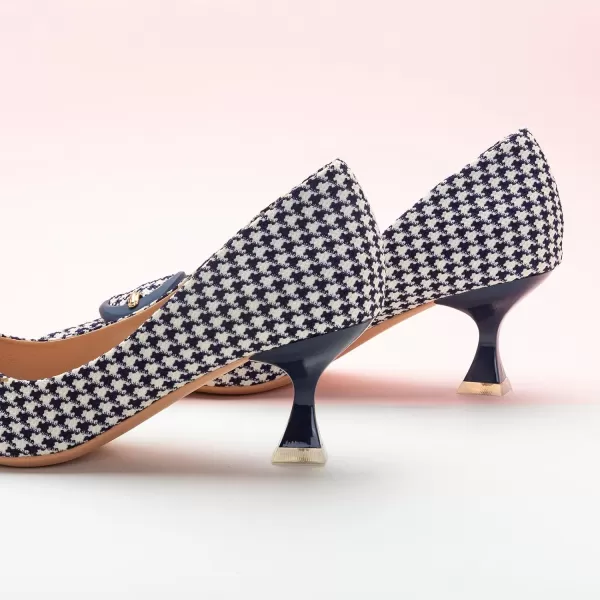 C.Paravano Women's Pumps | Low Heel for Women | Womens Designer Pumps | Kitten Heels for Women | Womens Short Heels | Leather Pumps for Women