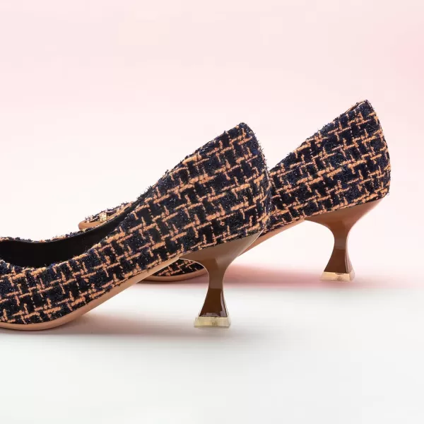 C.Paravano Women's Pumps | Low Heel for Women | Womens Designer Pumps | Kitten Heels for Women | Womens Short Heels | Leather Pumps for Women