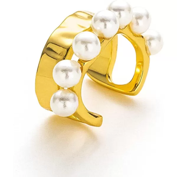 C.Paravano Ear Cuffs for Women | Gold Cuff Earrings | Earring cuffs for women sterling silver | Earring Cuffs for Women Non Pierced