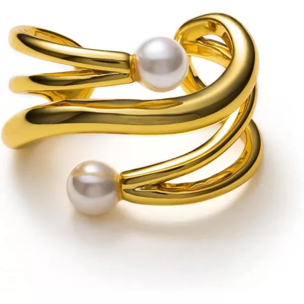 C.Paravano Ear Cuffs for Women | Gold Cuff Earrings | Earring cuffs for women sterling silver | Earring Cuffs for Women Non Pierced