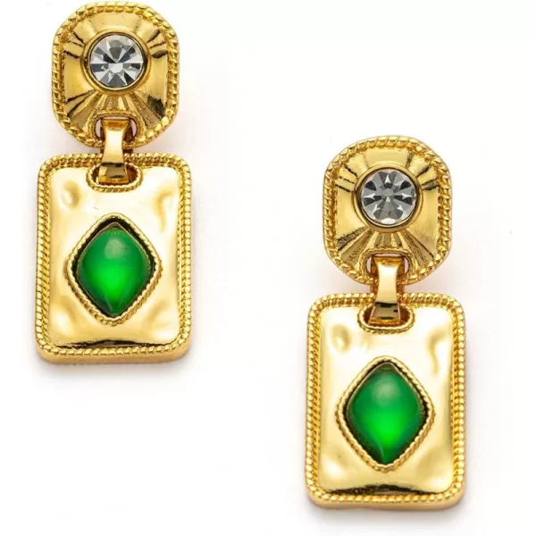 C.Paravano Gold Earrings Dangle | Dangle Earrings Pearl Gold | Wedding Earrings Gold | 18K Gold Plated Earrings for Women | 925 Sterling Silver Earrings for Women
