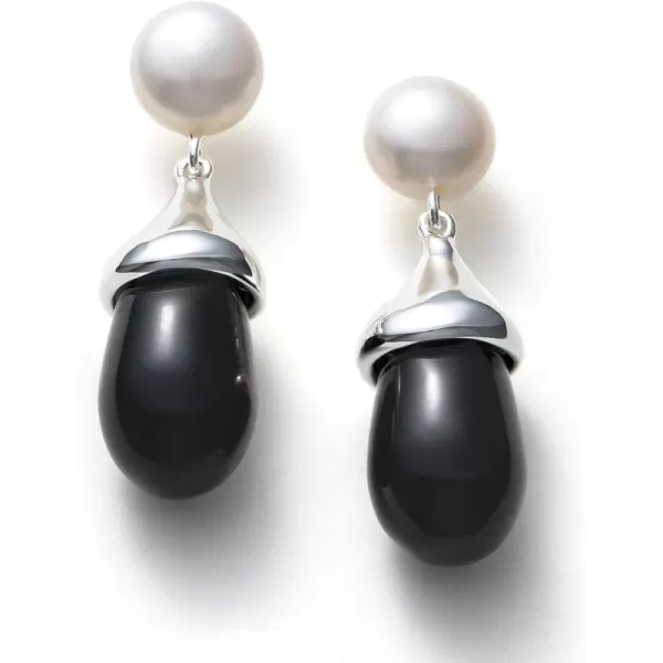 C.Paravano Gold Earrings Dangle | Dangle Earrings Pearl Gold | Wedding Earrings Gold | 18K Gold Plated Earrings for Women | 925 Sterling Silver Earrings for Women