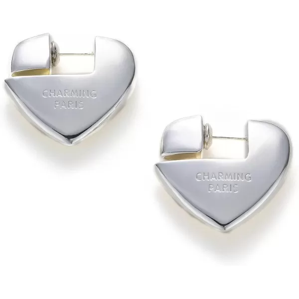 C.Paravano Hoop Earrings for Women | 18K Gold Plated Hoop Earrings | Platinum Hoop Earrings for Women | 925 Sterling Silver Hoop Earrings | Earrings for Women