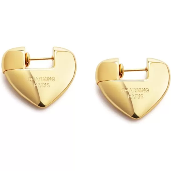 C.Paravano Hoop Earrings for Women | 18K Gold Plated Hoop Earrings | Platinum Hoop Earrings for Women | 925 Sterling Silver Hoop Earrings | Earrings for Women