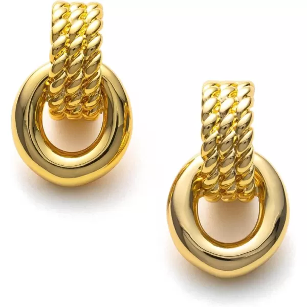C.Paravano Hoop Earrings for Women | 18K Gold Plated Hoop Earrings | Platinum Hoop Earrings for Women | 925 Sterling Silver Hoop Earrings | Earrings for Women