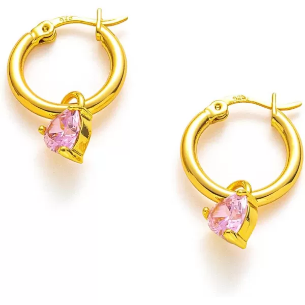 C.Paravano Hoop Earrings for Women | 18K Gold Plated Hoop Earrings | Platinum Hoop Earrings for Women | 925 Sterling Silver Hoop Earrings | Earrings for Women