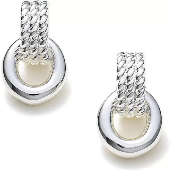 C.Paravano Hoop Earrings for Women | 18K Gold Plated Hoop Earrings | Platinum Hoop Earrings for Women | 925 Sterling Silver Hoop Earrings | Earrings for Women
