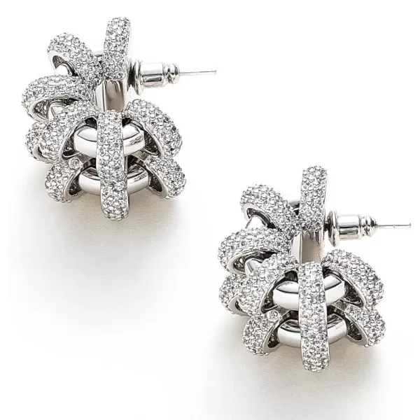 C.Paravano Hoop Earrings for Women | 18K Gold Plated Hoop Earrings | Platinum Hoop Earrings for Women | 925 Sterling Silver Hoop Earrings | Earrings for Women