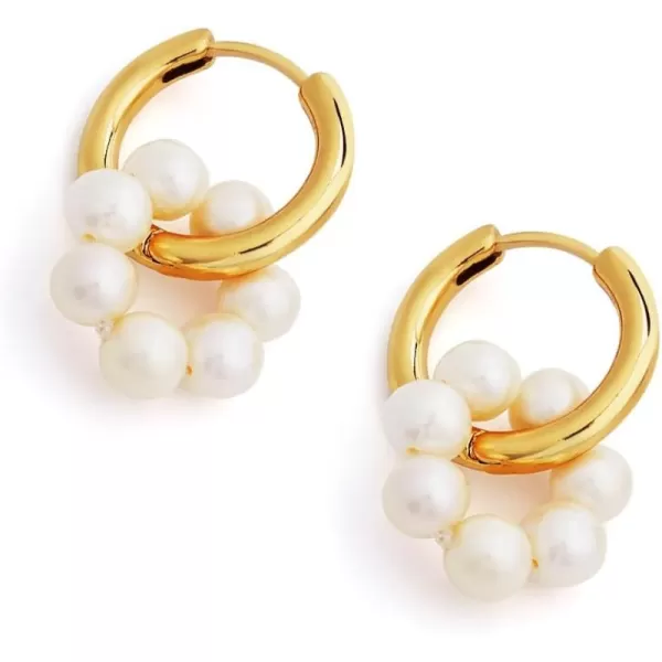 C.Paravano Hoop Earrings for Women | 18K Gold Plated Hoop Earrings | Platinum Hoop Earrings for Women | 925 Sterling Silver Hoop Earrings | Earrings for Women