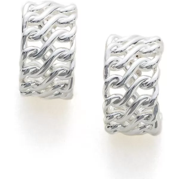 C.Paravano Hoop Earrings for Women | 18K Gold Plated Hoop Earrings | Platinum Hoop Earrings for Women | 925 Sterling Silver Hoop Earrings | Earrings for Women