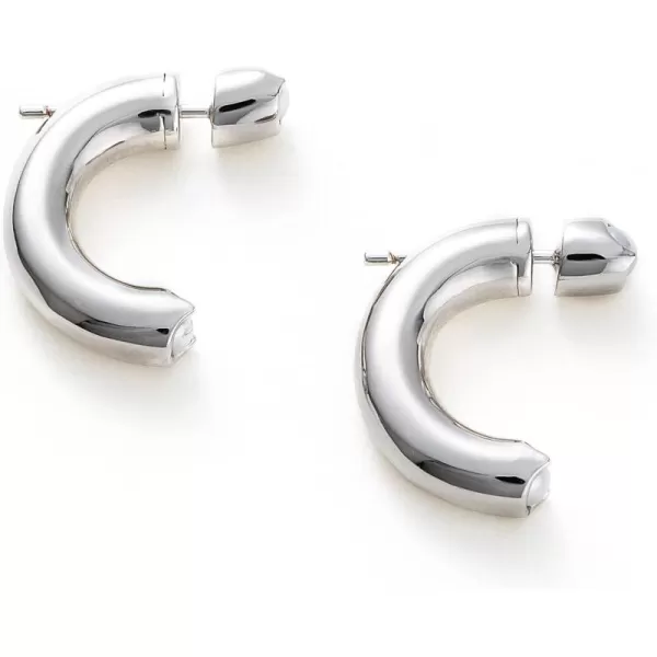 C.Paravano Hoop Earrings for Women | 18K Gold Plated Hoop Earrings | Platinum Hoop Earrings for Women | 925 Sterling Silver Hoop Earrings | Earrings for Women