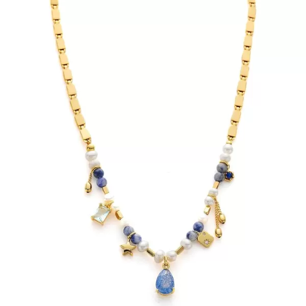 C.Paravano Pearl Necklaces for Women | Pearl Choker Necklace | 18K Gold Plated Chain Necklace | Necklaces Pearl | Real Pearl Necklace | Long Pearl Necklace | Gold and Pearl Necklace
