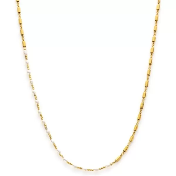 C.Paravano Pearl Necklaces for Women | Pearl Choker Necklace | 18K Gold Plated Chain Necklace | Necklaces Pearl | Real Pearl Necklace | Long Pearl Necklace | Gold and Pearl Necklace